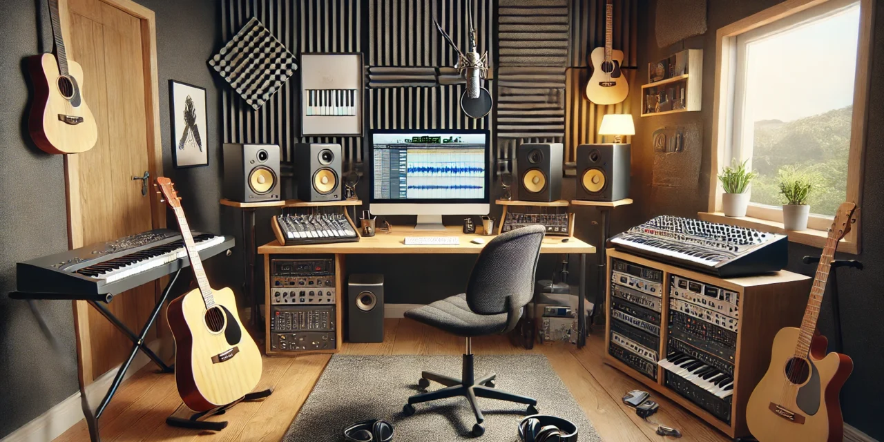 Lav et hjemmestudie på et medium budget